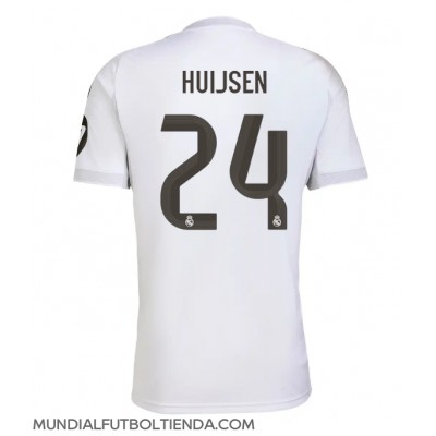Camiseta Real Madrid Dean Huijsen #24 Primera Equipación Replica 2025-26 mangas cortas Camiseta Real Madrid Dean Huijsen #24 Primera Equipación Replica 2025-26 mangas cortas